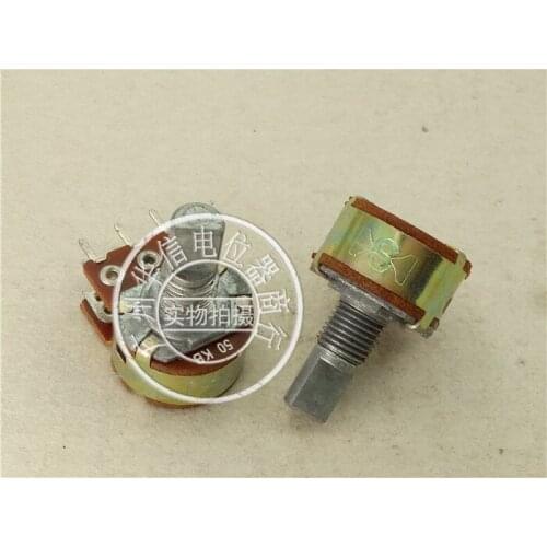 20pcs for Taiwan Songhui 148 double potentiometer B50K B50KX2 15MMF handle