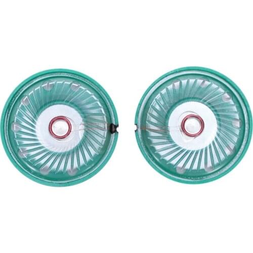 36mm Diameter Aluminum Shell Internal Magnet Speaker 16 Ohm 0.25W 2Pcs