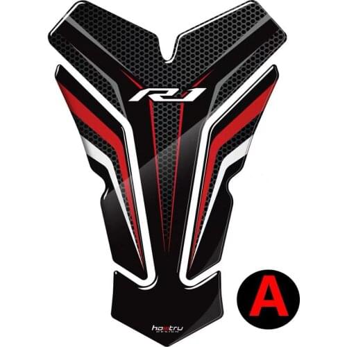 3D Carbon-look Motorcycle Tank Pad Protector Decal Stickers Case for Yamaha YZF1000 YZF-R1 Tank