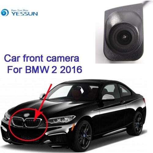 YESSUN Car Front View Camera for BMW 2 2016 Forward Positive Camera Frim Installation Under the car Logo