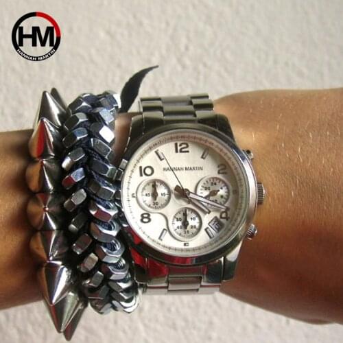 Women Top Brand Luxury Laides Dress Watches Quartz Calendar Stainless Steel Band Wristwatch Waterproof Full Silver Wrist Watch