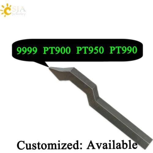 CSJA Customizable 9999 PT900 PT950 PT990 Punching Stamp Metal Tool Ring Bracelet Jewelry Buckle Mold E185