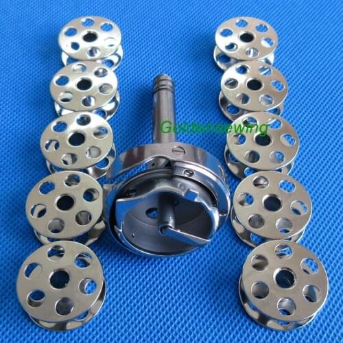For SINGER: 211U567 212U539 ARTISAN 4400RB WALKING FOOT MACHINE ROTARY HOOK +10 Bobbins