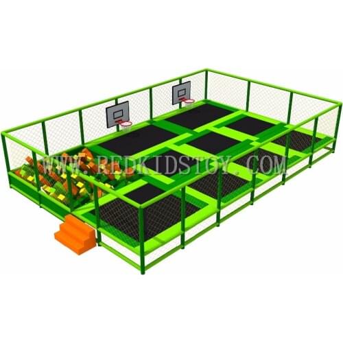 Exported to St.Petersburg Trampoline Park CE Approved Playground HZ-LG051
