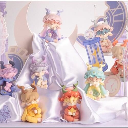 Nighty Night Anime Figure Toys Good Night Caja Ciega Cartoon Cute Guess Bag Model Dector Collection Girl Birthday Gift Bind Box