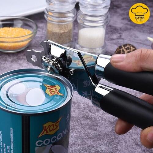 Stainless Steel Multifunctional Can Opener Canned Kitchen Gadget Kitchen Accessories
