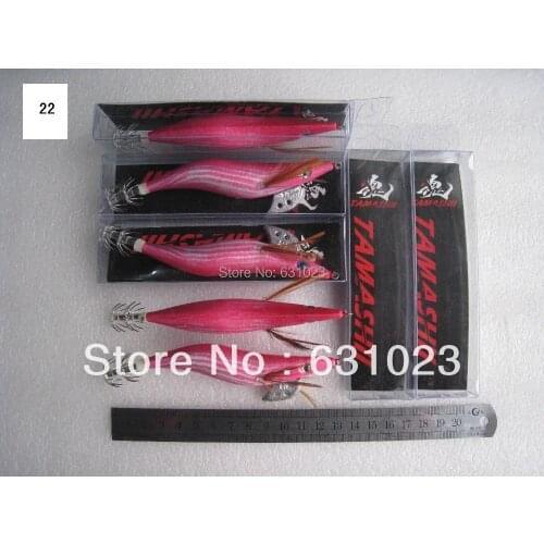 MR OCTOPUS 10pcs fishing lure,squid jig.squid hook,3.5# ,13.5cm 21g,22