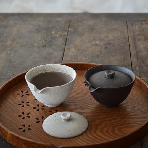 Chinese Dehua Ceramic Gaiwan Teapots Chinese Kung Fu Tea Pot Drinkware 100ml Bone China Teapot Cup Tea Cup Set