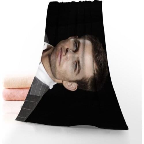 New Custom Chris Pine Towel Printed Cotton Face/Bath Towels Microfiber Fabric For Kids Men Women Shower Towels 70X140cm