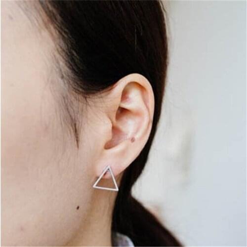 New fashion earrings 2015 women Plated Stud Earrings brincos Ear Stud Women Ladies Girls Chic Gift