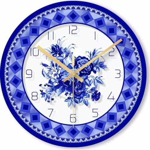 Tempered Glass Transparent Creative Mute Modern Design Wall Clock for Home Kitchen Living Room Decor Battery Operated Silent