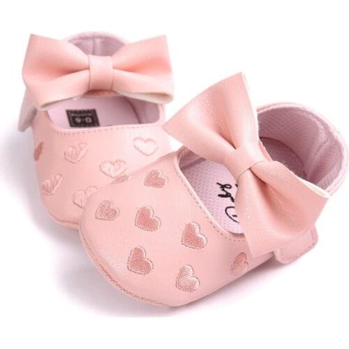 Pink color newborn infant kids baby girls princess cute girls moccasins shoes 0~18months.CX50C