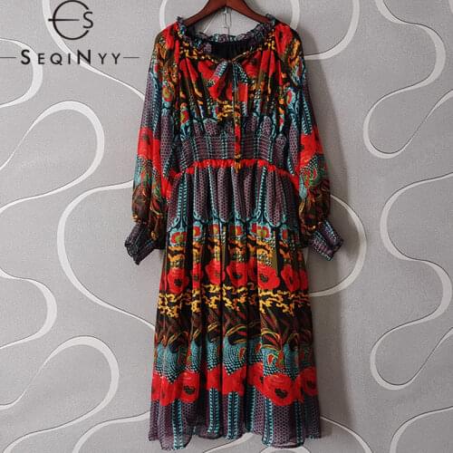 Праздничные летние платья SEQINYY China At AliExpress