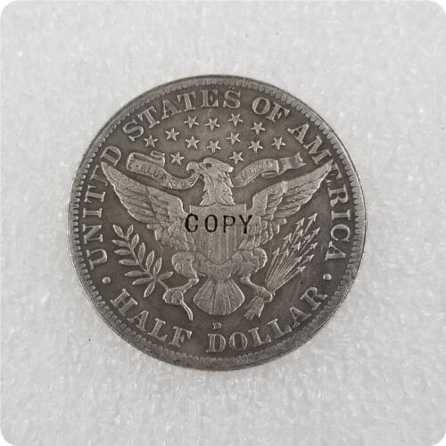 USA 1906D-1915D Barber Half Dollar Copy Coins