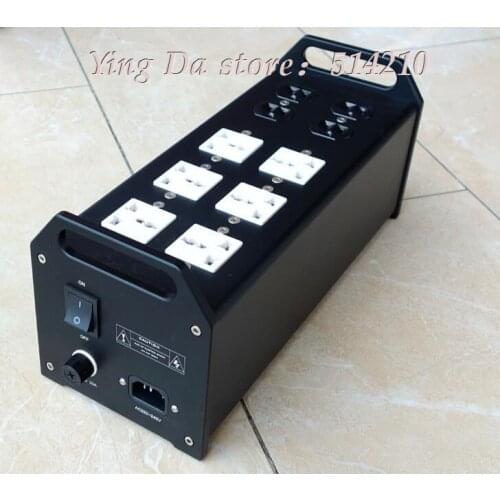 AC 90V~240V Input High-End PW1 4000W 20A Advanced Audio Power Purifier Filter AC Power Socket Support