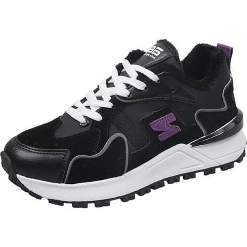 Winter Warmth Women Casual Shoes Platform 3CM High Quality Fashion Outdoor Girls Sneakers Female Zapatos De Mujer Tenis Feminino