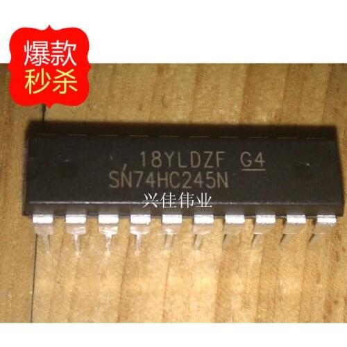 10PCS New 74HC245 74HC245N SN74HC245N eight -phase three-state bus transceiver DIP-20