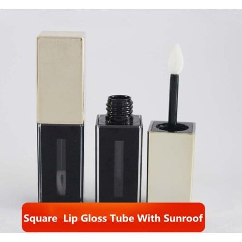 4.5ml Square Empty Lip Gloss Tube With Sunroof Lipgloss tube Lip Glaze Bottle Container Beauty Tool Packaging Material
