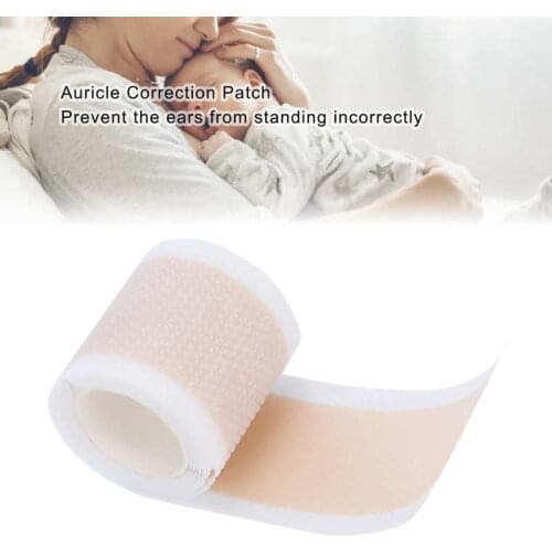 4x100cm/Roll Silicone Kids Infant Protruding Ear Patch Sticker Newborn Baby Ear Aesthetic Corrector Ear Auricle Correction Tape