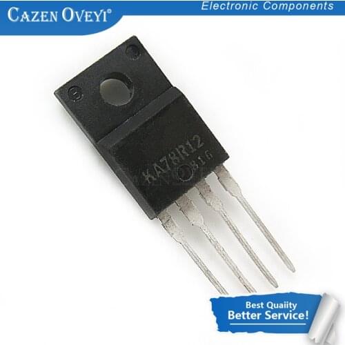 5pcs/lot KA78R12 78R12 TO-220F-4 12V 1A In Stock