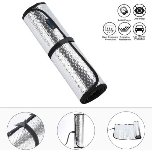 Auto Car Front Windshield SunShade Sun Shade for 2018 2019 Jeep Wrangler Sahara Rubicon JL JLU 2 Door & 4 Door Sun Visor Mat