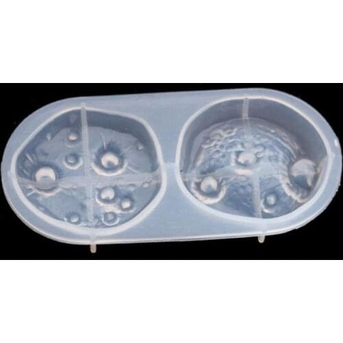 Round Moon Planet Cosmic Stony Meteorite Pendant Resin Mold Jewelry Making Tools