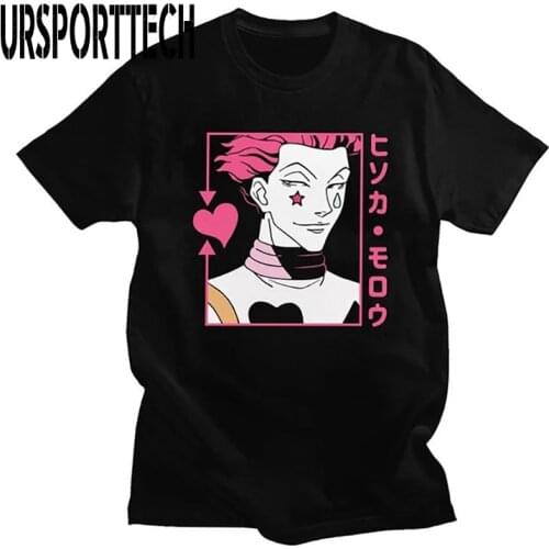 Men Women T-shirt Tops Kawaii Hunter X Hunter Tshirt Killua Zoldyck T-shirts Crew Neck Fitted Soft Anime Manga Tee Shirt Clothes