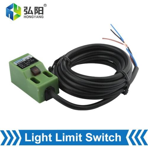 Inductive Proximity Sensor SN04N Cube Shell Metal Iron Proximity Switch Detection Distance 4mm NPN NO 3-Wire Touch Switch 6-36V