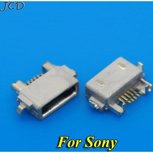 JCD 2pcs/lot Micro USB Jack Connector Female 5 pin Charging Socket For Sony Xperia Z L36h LT29i c6603 LT36 LT25C C6602
