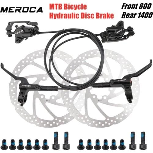 MEROCA M800 MTB Bicycle Brake Hydraulic Disc Brake 800/1400mm Mountain Bike Brake parts PK MT200 hot-selling accessories