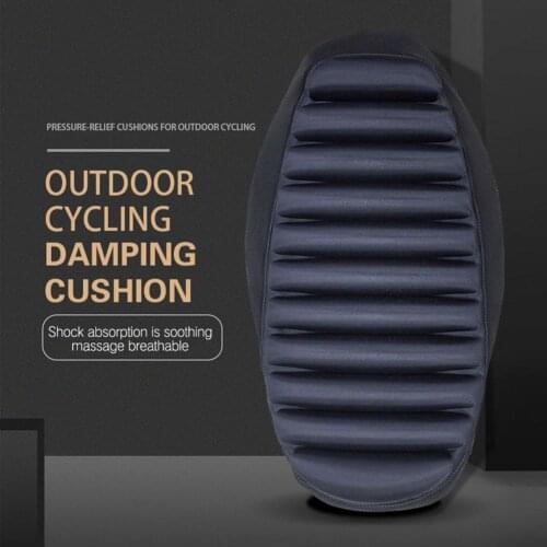 Motorcycle TPU Air Pad Cooling Seat Cover Shockproof Seat Sunscreen Mat Motorbike 3D Airbag Inflatable Decompression Air Cushion