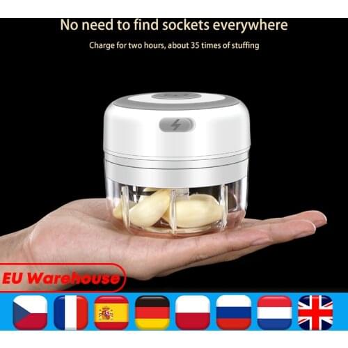 Multi-Function Garlic Press Garlic Grinding Chopper Food Vegetables Chili Cutter Meat Grinders Kitchen Gadgets Garlic Artifact