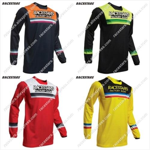 NEW RACESTARS Off road ATV Racing MTB Jersey T-Shirt Bicycle Cycling Bike downhill Jersey Motorcycle Jersey Motocross DH MX Ropa