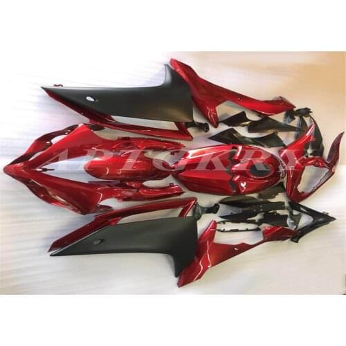 New ABS Plastic Shell Motorcycle Fairing kit Fit For YAMAHA YZF R1 2007 2008 YZF-R1 YZF 1000R Bodywork set Red Black