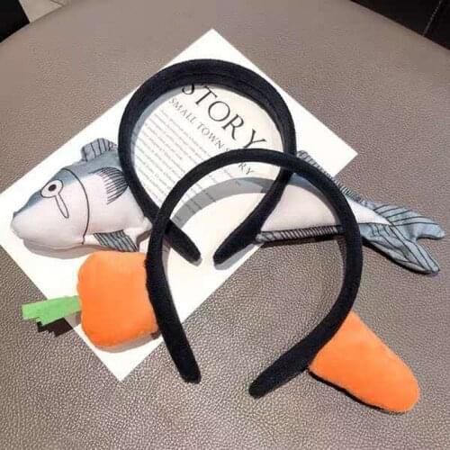 Lovely Headband Funny Shark Fish Carrot Hair Hoop Headband Girl Hair Bands Accessories Hair Hoop Headwear