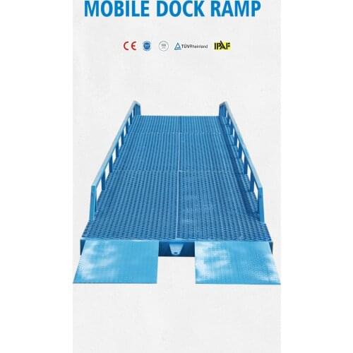 Qiyun Loading And Unloading Ramp Movable Dock Leveler From 6T To 12T With CE ISO