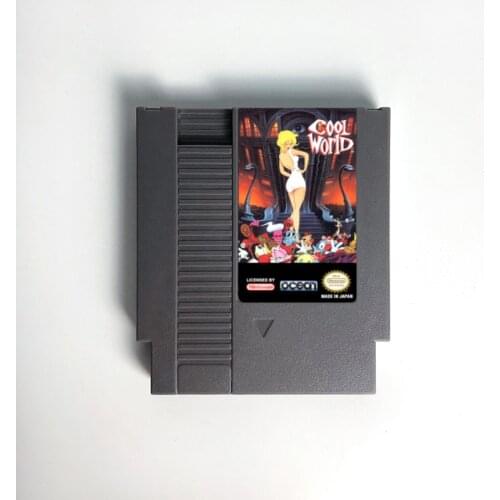 Cool World For 8 Bit Video Game Console 72 pins Game Cartridge Card For NES Video Game Console