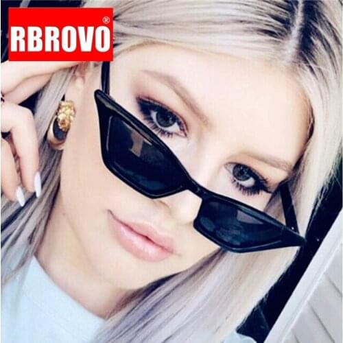 RBROVO 2021 New Cateye Sunglasses Women Vintage Eyewear Women Brand Designer Glasses For Women/Men Retro Oculos De Sol Feminino