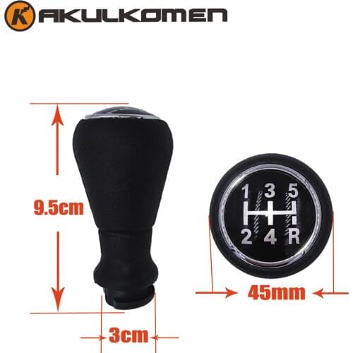 Automatic Transmission Gear Shift Shifter Knob Gear Head Lever Stick 5 speed for Peugeot 106 107 205 206 306 406 307 308 3008