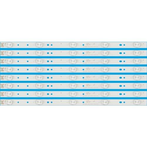 30set New 5LED 405mm LED strip For Polaroid TQL43F4PR001 5800-W43001-3P00 5835-W43002-2P00 RDL430FY 43X5 43LES70T2 43K2