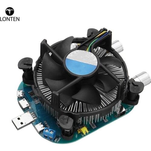 Lonten NEW 100W 20V 5A USB Aging Discharge Tester Adjustable Constant Current Electronic Load Mobile Power Meter Module