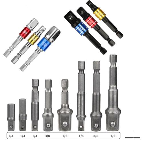 1/4 Inch Hex Shank Power Screwdriver Extension Bar Adapter Drill Driver Screwdriver Bit Socket Bar Wrench Adapter Extension