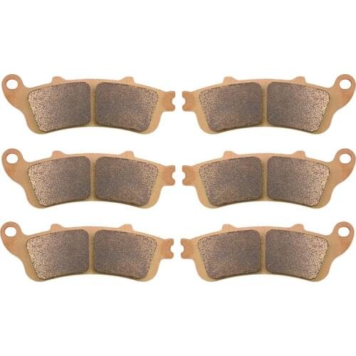 Motorcycle Parts Copper Based Sintered Front & Rear Brake Pads For HONDA VFR800 1998-05 CB1100SF 00-03 CBR1100 97-08 Brake Disk