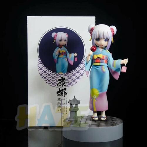 Miss Kobayashis Dragon Maid Kanna Kamui Bath Dress Ver. Action Figure Toy Colelction In Box LED Light