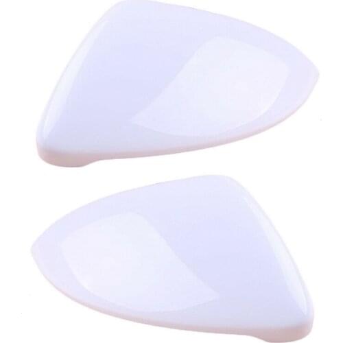 1Pair Primed Front Rearview Side Wing Mirror Cap Cover for Golf 7 MK7 13-17 5G0857537EGRU 5G0857538EGRU