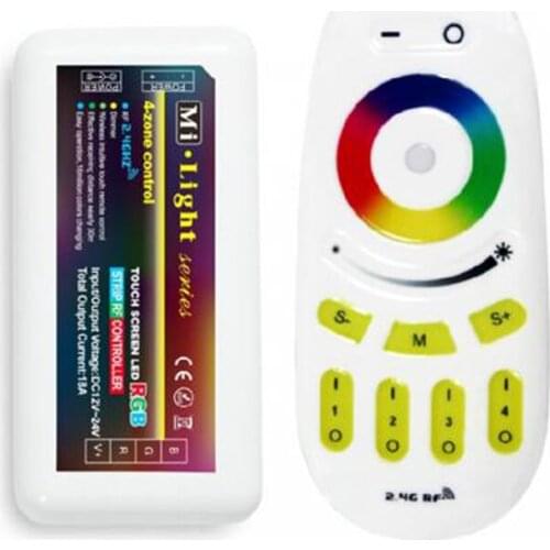 2.4G Touch Wireless RF Controller Dimmer LED RGB Remote For 3528 5050 RGB Light Strip Free shipping