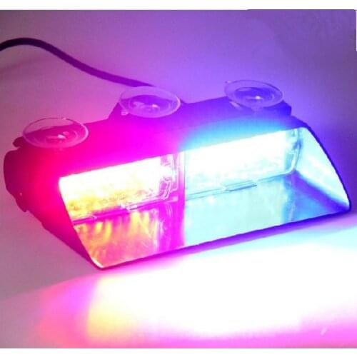 Car LED lamp 16LED flash S2 sucker flash lamp 16LED strobe lamp warning light