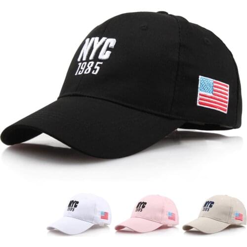 Men Women Embroidery Letter NYC Baseball Cap Cotton Snapback Sun Hat MenS Bone Gorras USA Caps Casquette Outdoor Sports Dad Hat