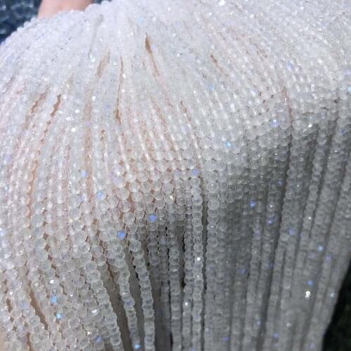 Natural Stone Bead Section Small Beads Super Blue Moonstone For Jewelry Making DIY Necklace Bracelet Earrings Accessory