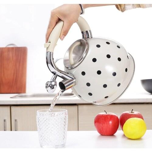 Kettle household items suitable for induction cooker gas stove whistling stainless steel kettle kitchen accessories cold kettle